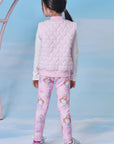 Calça Legging em Fly Tech 89563 Kukiê Infantil Menina