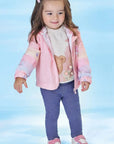 Calça Legging em Malha Denim com Elastano 90497 Kukiê Bebê Menina