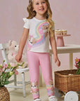 Calça Legging em Malha Power 94929 Infanti Infantil Menina
