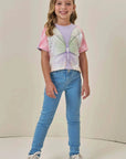 Calça Skinny em Jeans com Elastano 85263 Infanti Infantil Menina