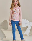 Calça Skinny em Jeans com Elastano 89454 Infanti Infantil Menina