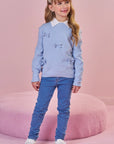 Calça Skinny em Jeans com Elastano 89454 Infanti Infantil Menina
