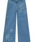 Calça Wide Leg em Jeans com Elastano 95404 Infanti Infantil Menina