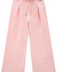 Calça Wide Leg em Moletom sem Pelúcia 92574 Infanti Infantil Menina