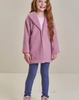 Casaco Alongado em Pelo Durban 92658 Infanti Infantil Menina
