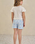 Conjunto de Blusa Boxy em Malha Textura e Shorts em Molecotton 84877 Infanti Infantil Menina