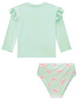 Conjunto de Blusa e Calcinha em Malha UV Dry com Proteção UV 50+ 87821 Infanti Bebê Menina