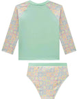 Conjunto de Blusa e Calcinha em Malha UV Dry com Proteção UV 50+ 93187 Infanti Bebê Menina