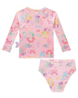 Conjunto de Blusa e Calcinha em Malha UV Dry com Proteção UV 50+ 95313 Infanti Infantil Menina