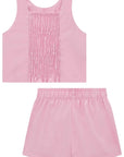 Conjunto de Blusa e Short Saia em Alfaiataria 97195 Infanti Infantil Menina