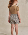 Conjunto de Blusa em Canelado Liz e Short Saia em Alfaiataria 93650 Infanti Infantil Menina