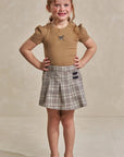 Conjunto de Blusa em Canelado Liz e Short Saia em Alfaiataria 93650 Infanti Infantil Menina