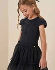Conjunto de Blusa em Cotton e Saia em Chiffon Shine. Com Shorts Embutido 85569 Infanti Infantil Menina