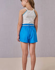 Conjunto de Blusa Regata em Canelado Liz com Shorts em Blend de Viscose 86526 Infanti Infantil Menina