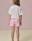 Conjunto de Pijama de Blusa em Malha Fresh com Shorts em Malha Comfy 96036 Infanti Infantil Menina