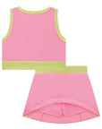Conjunto de Top e Short Saia em Malha UV 50+ 96360 Infanti Infantil Menina