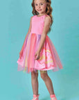 Fantasia de Borboleta em Malha UV e Tule 85746 Infanti Infantil Menina