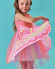Fantasia de Borboleta em Malha UV e Tule 85746 Infanti Infantil Menina