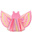 Fantasia de Borboleta em Malha UV e Tule 85746 Infanti Infantil Menina
