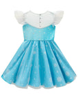 Fantasia de Princesa Do Gelo em Fly Tech e Tule Glitter. Acompanha Tiara 85751 Infanti Infantil Menina