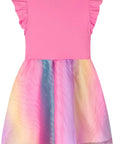 Fantasia de Unicórnio (Vestio em Malha UV Nylon e Organza) 85885 Kukiê Infantil Menina