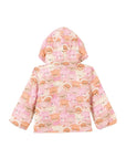 Jaqueta Dupla Face Reversível em Nylon Ergonomic e Forro em Pêlo Carneirinho 90888 Kukiê Bebê Menina