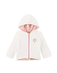 Jaqueta Dupla Face Reversível em Nylon Ergonomic e Forro em Pêlo Carneirinho 90888 Kukiê Bebê Menina