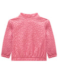 Jaqueta em Matelassê Flores 91099 Infanti Bebê Menina