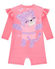 Macacão em Malha UV com Proteção UV 50+ 88616 Infanti Bebê Menina