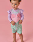 Macacão em Malha UV Dry com Proteção UV 50+ 87835 Infanti Bebê Menina