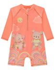 Macacão em Malha UV Dry com Proteção UV 50+ 93213 Infanti Bebê Menina