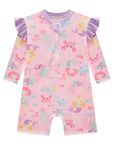 Macacão em Malha UV Dry com Proteção UV 50+ 95665 Infanti Bebê Menina