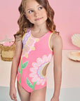 Maiô em Malha Uv Dry com Proteção Uv 50+ 84476 Infanti Infantil Menina