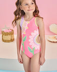 Maiô em Malha Uv Dry com Proteção Uv 50+ 84476 Infanti Infantil Menina