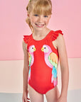 Maiô em Malha Uv Dry com Proteção Uv 50+ 84488 Infanti Infantil Menina