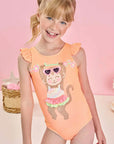 Maiô em Malha Uv Dry com Proteção Uv 50+ 84488 Infanti Infantil Menina