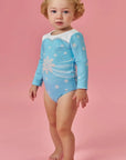 Maiô em Malha Uv Dry com Proteção UV 50+ 88608 Infanti Bebê Menina