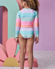 Maiô em Malha UV Dry com Proteção UV 50+ 93164 Infanti Infantil Menina