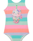 Maiô em Malha UV Dry com Proteção UV 50+ 93173 Infanti Infantil Menina