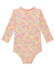 Maiô em Malha UV Dry com Proteção UV 50+ 93185 Infanti Bebê Menina