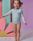 Maiô em Malha UV Dry com Proteção UV 50+ 93189 Infanti Bebê Menina