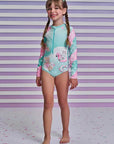 Maiô em Malha UV Dry com Proteção UV 50+ 95929 Infanti Infantil Menina