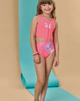 Maiô Reversível em Malha UV Dry com Proteção 50+ 88921 Infanti Infantil Menina