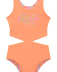 Maiô Reversível em Malha Uv Dry com Proteção Uv 50+ 84530 Infanti Infantil Menina