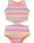 Maiô Reversível em Malha UV Dry com Proteção UV 50+ 95925 Infanti Infantil Menina