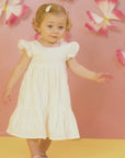 Vestido em Tricoline Texturizado 83441 Infanti Bebê Menina