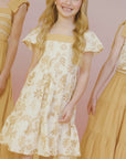 Vestido em Tecido Texturizado 82984 Infanti Infantil Menina