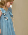 Vestido em Light Chambray 84616 Infanti Infantil Menina