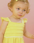 Vestido em Linho 83430 Infanti Bebê Menina