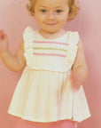 Conjunto de Bata em Viscose e Shorts em Linho com Elastano 83437 Infanti Bebê Menina